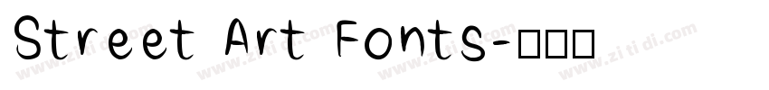 Street Art Fonts字体转换